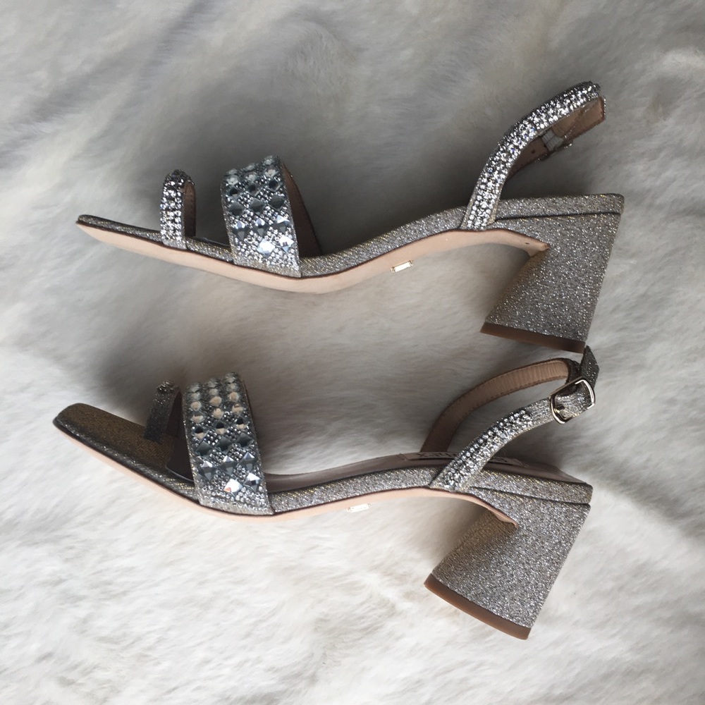 NWOB BADGLEY MISCHKA Beatrice Chunky Block Heel - Picture 11 of 14